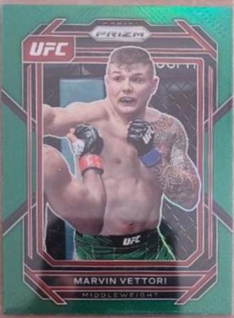 Marvin Vettori 2023 Panini Prizm UFC Base #132 Green