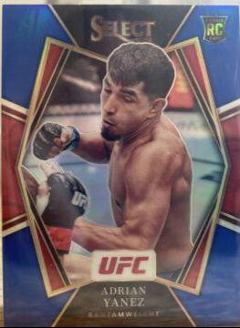 Adrian Yanez 2022 Panini Select UFC Premier Level #155 Blue Prizm