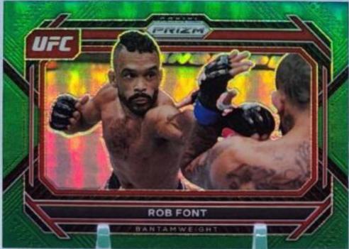 Rob Font 2023 Panini Prizm UFC Base #21 Green