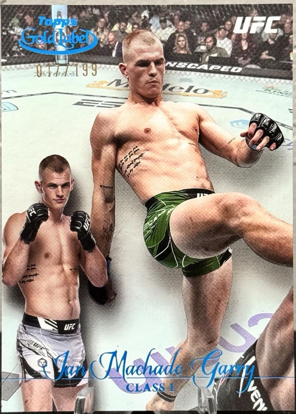 Ian Machado Garry 2024 Topps Gold Label UFC Base Class I #72 Blue