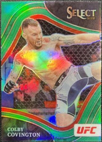 Colby Covington 2022 Panini Select UFC Mezzanine #363 Green
