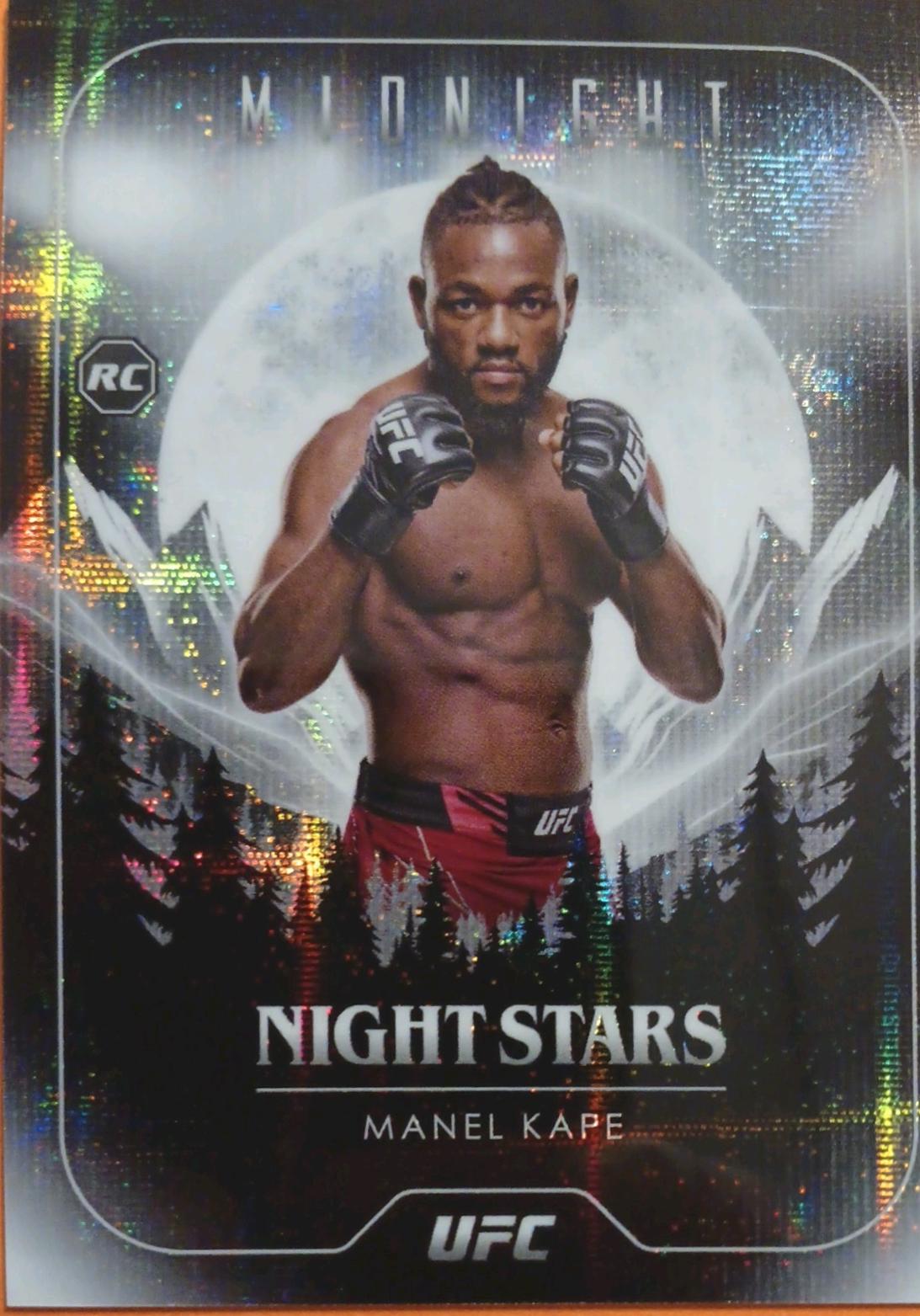 Manel Kape 2024 Topps Midnight UFC Night Stars #NS-11 Moon Beam