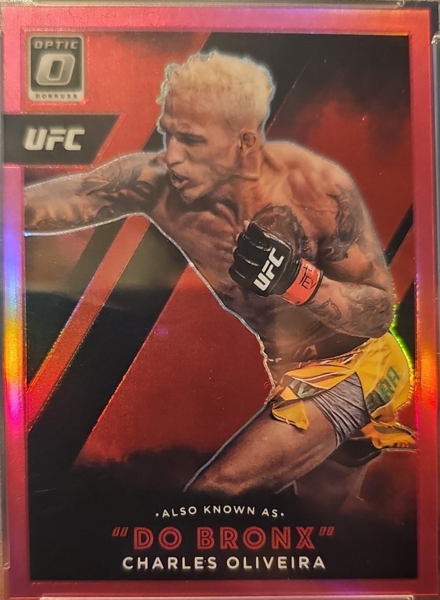 Charles Oliveira 2022 Panini Donruss Optic UFC Also Known As #24 Pink