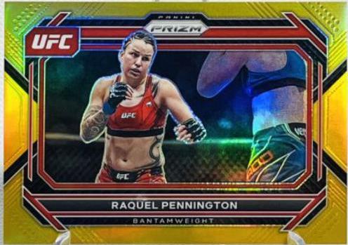 Raquel Pennington 2023 Panini Prizm UFC Base #11 Gold