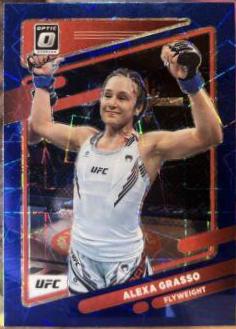 Alexa Grasso 2022 Panini Donruss Optic UFC Base #91 Blue Velocity