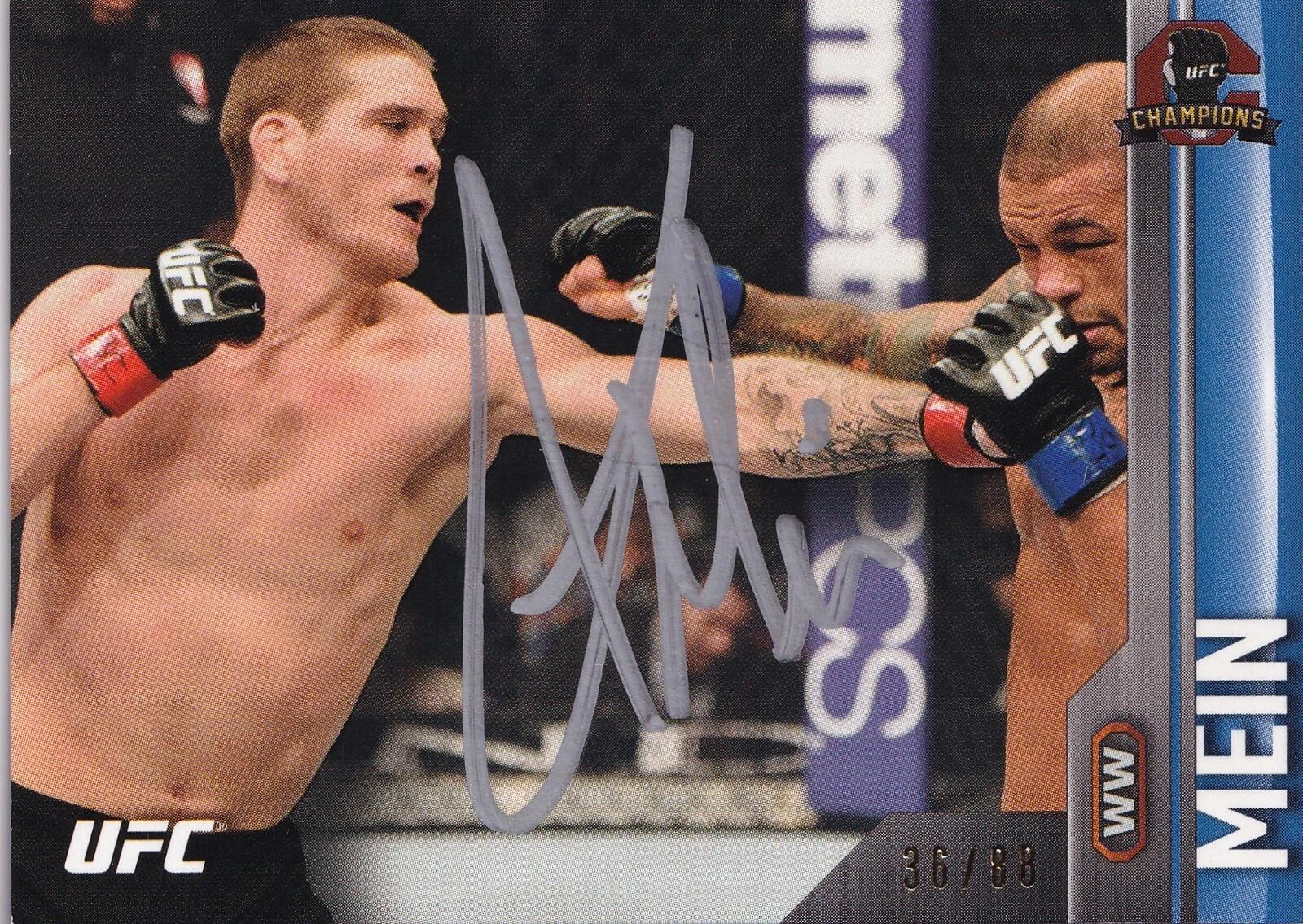 Jordan Mein 2015 Topps UFC Champions Base #11 Blue