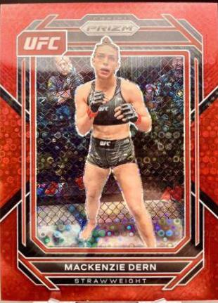 Mackenzie Dern 2023 Panini Prizm Under Card UFC Base #180 Red