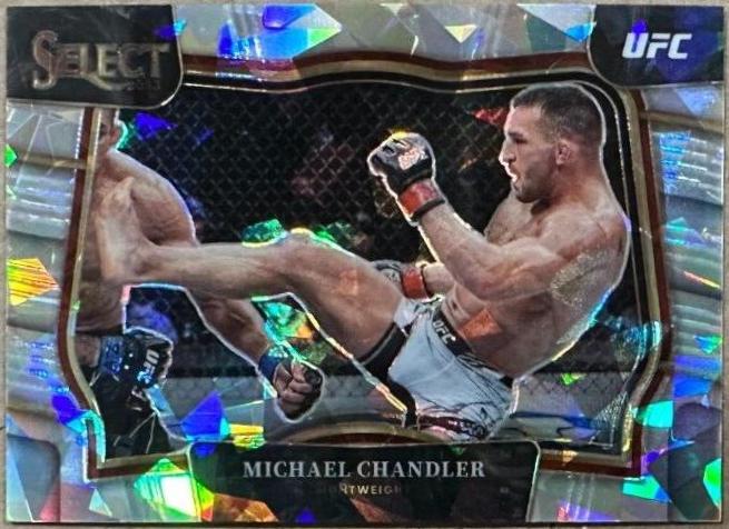 Michael Chandler 2023 Panini Select UFC Octagonside #273 Cracked Ice