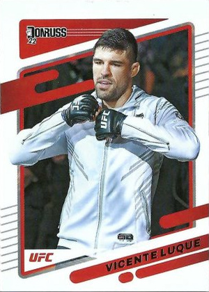 Vicente Luque 2022 Panini Donruss UFC Base #50 Pink Laser