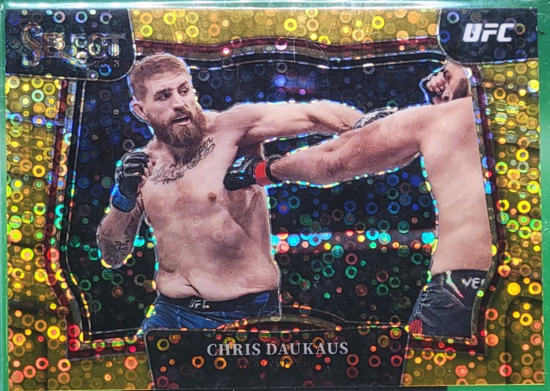 Chris Daukaus 2023 Panini Select UFC Octagonside #266 Gold Disco