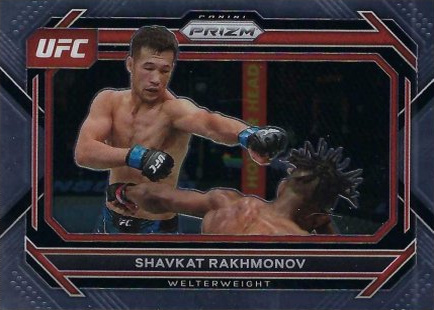 Shavkat Rakhmonov 2023 Panini Prizm UFC Base #81 Black