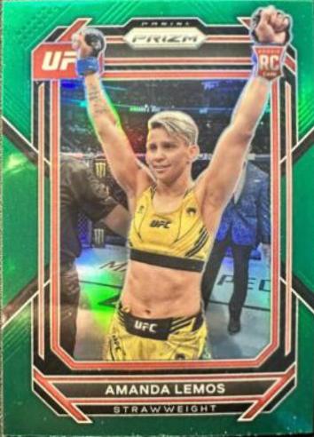 Amanda Lemos 2023 Panini Prizm UFC Base #151 Green
