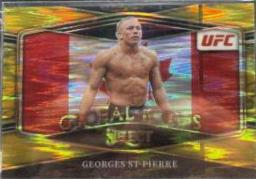 Georges St-Pierre 2022 Panini Select UFC Global Icons #30 Gold Flash