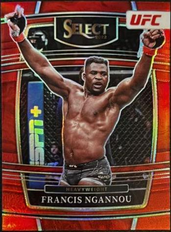 Francis Ngannou 2022 Panini Select UFC Concourse #35 Red
