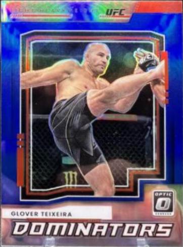 Glover Teixeira 2022 Panini Donruss Optic UFC Dominators #18 Blue