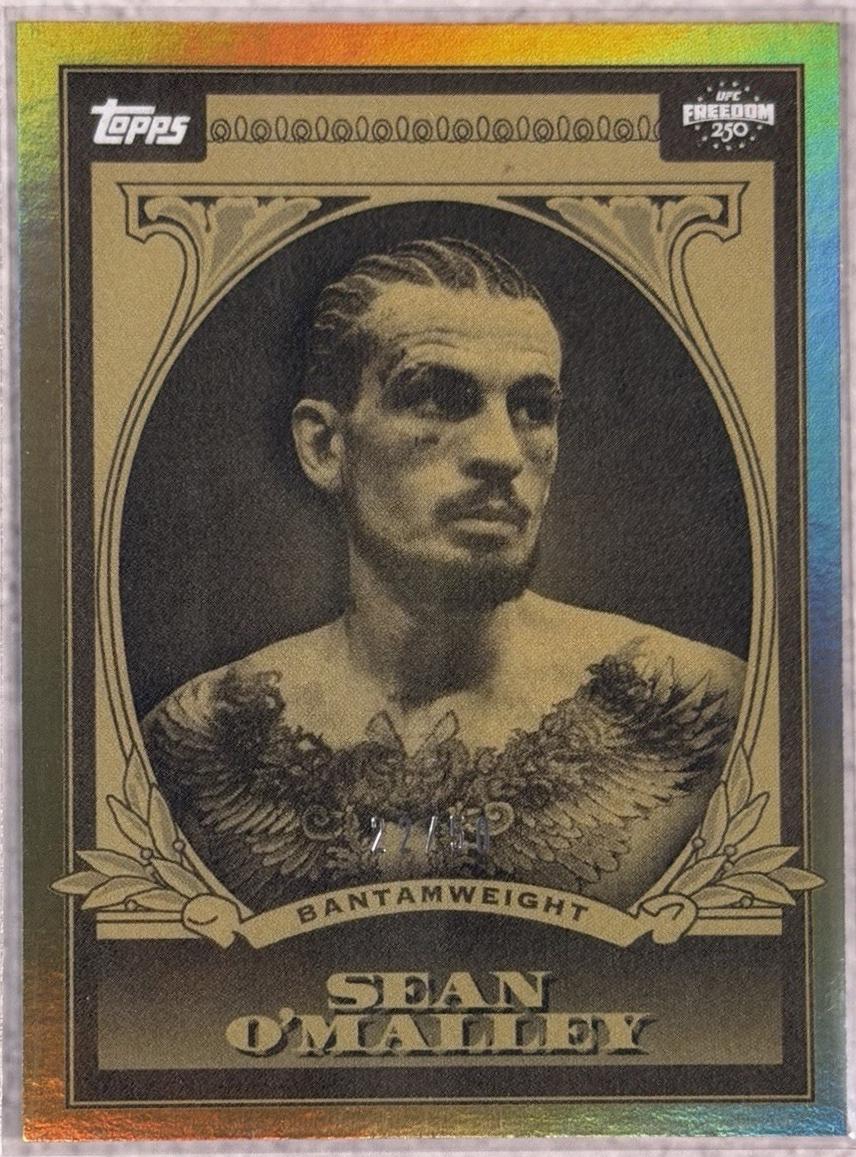 Sean O'Malley 2026 Topps UFC Freedom 250 UFC Dollar #UD-20 Gold