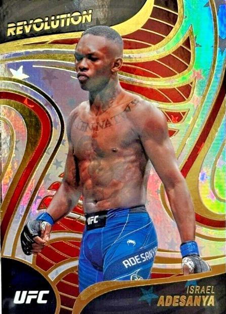 Israel Adesanya 2023 Panini Chronicles UFC Revolution #25 Astro