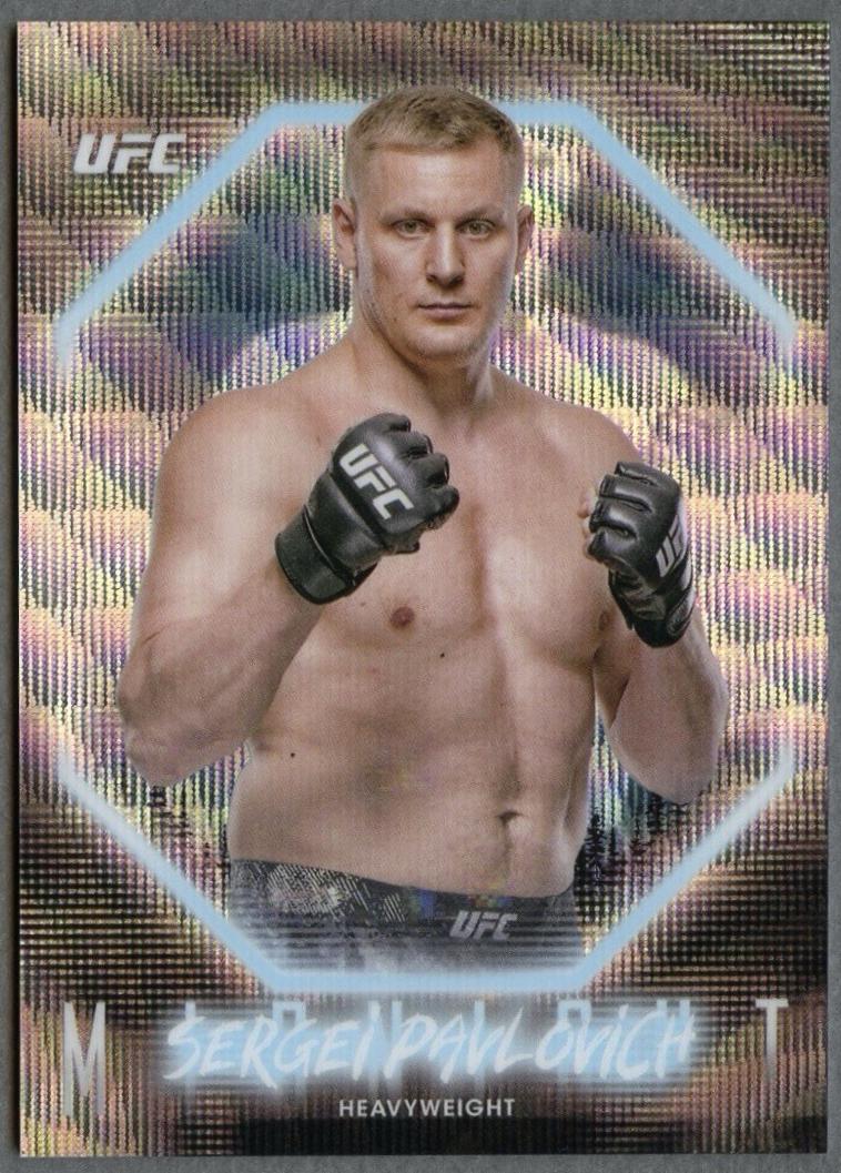 Sergei Pavlovich 2025 Topps Midnight UFC Base #25 Moon Beam