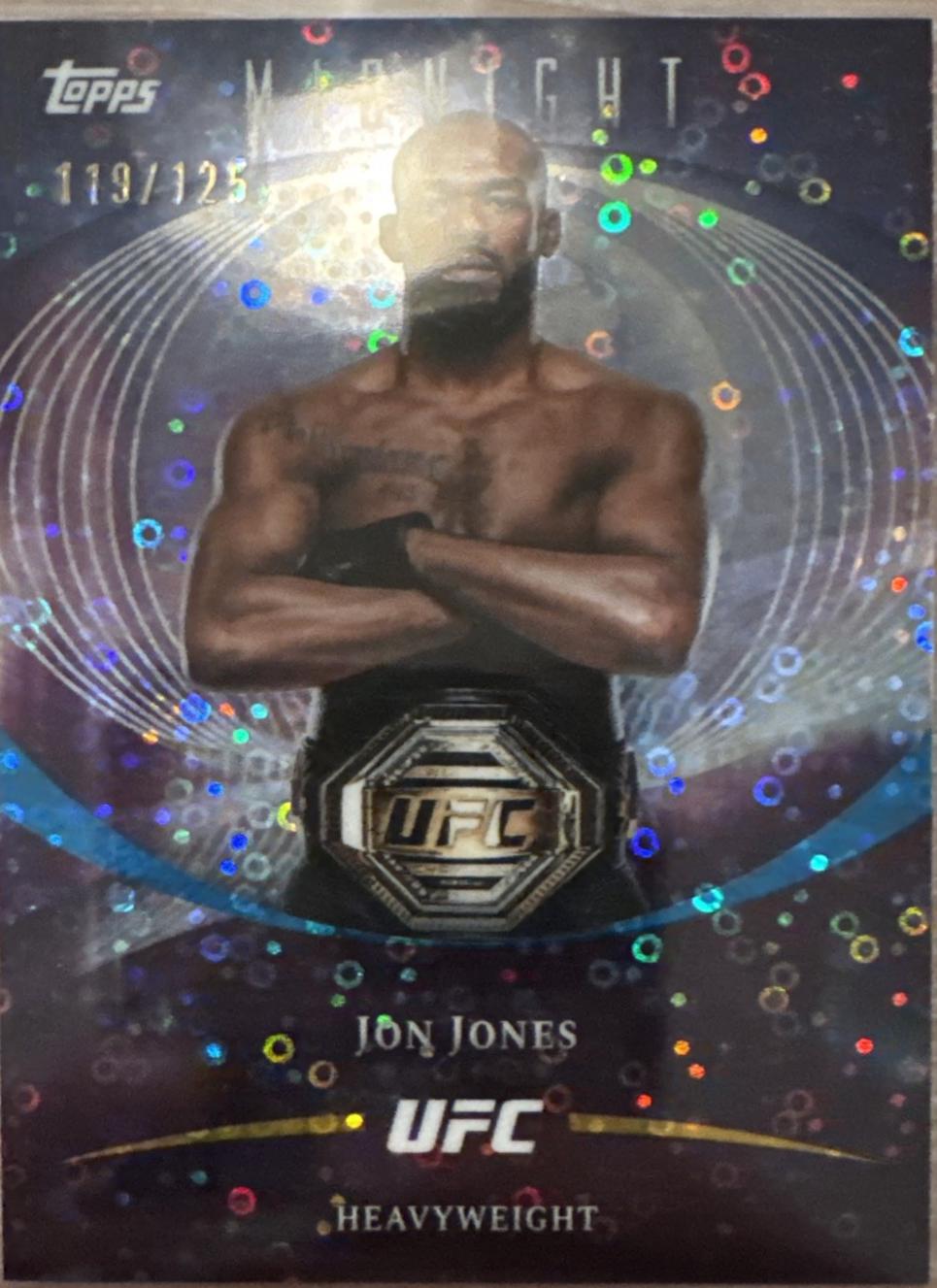 Jon Jones 2026 Topps Midnight UFC Base #35 Morning