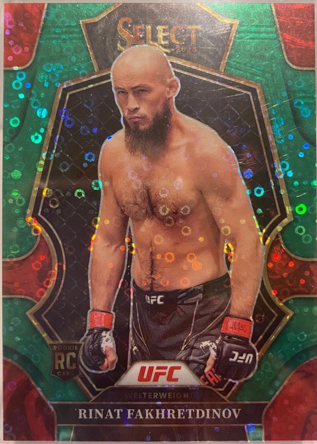 Rinat Fakhretdinov 2023 Panini Select UFC Premier Level #179 Green Disco