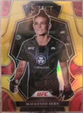 Mackenzie Dern 2023 Panini Select UFC Premier Level #146 Gold