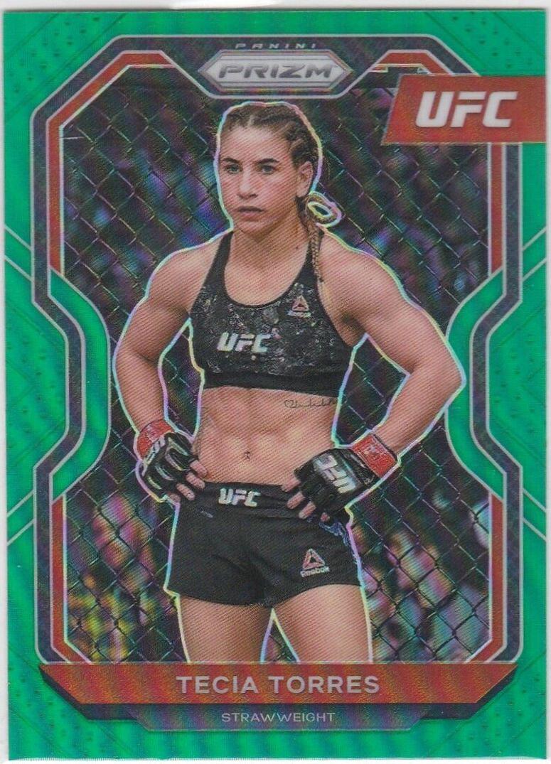 Tecia Pennington 2021 Panini Prizm UFC Base #3 Green