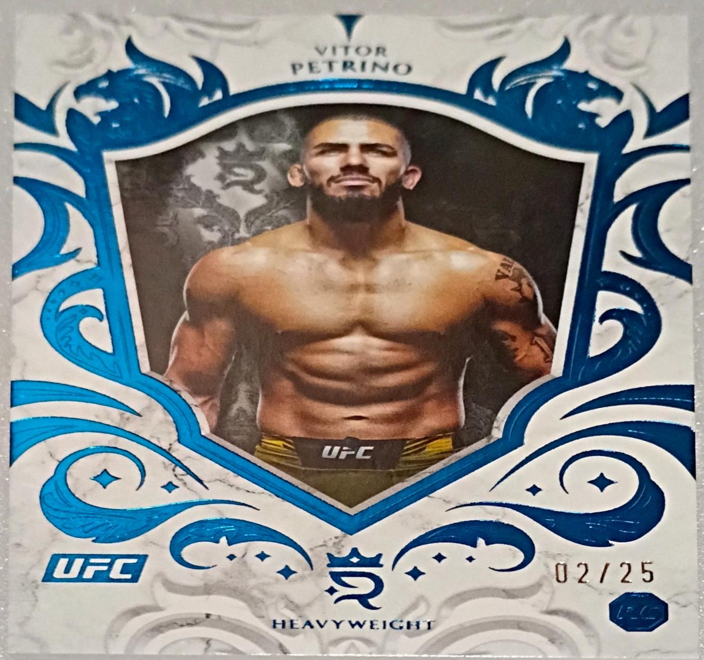 Vitor Petrino 2025 Topps Royalty UFC Base #62 Blue