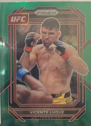 Vicente Luque 2023 Panini Prizm UFC Base #168 Green