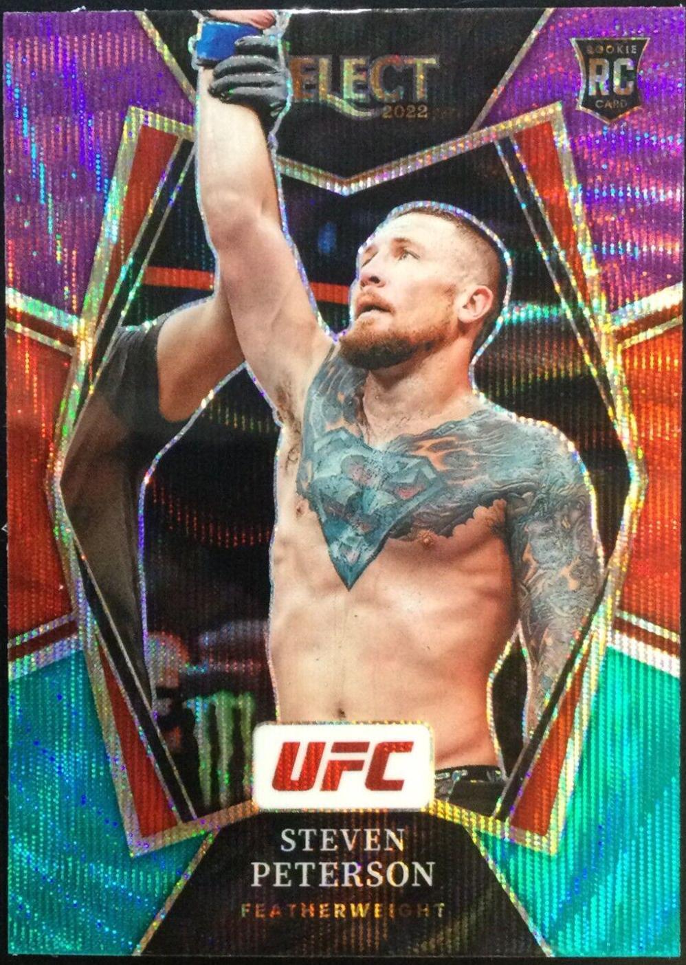 Steven Peterson 2022 Panini Select UFC Premier Level #119 Tri Color
