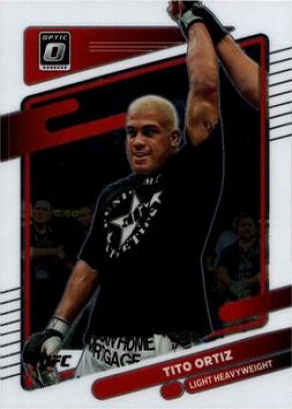 Tito Ortiz 2022 Panini Donruss Optic UFC Base #7 Black Pandora