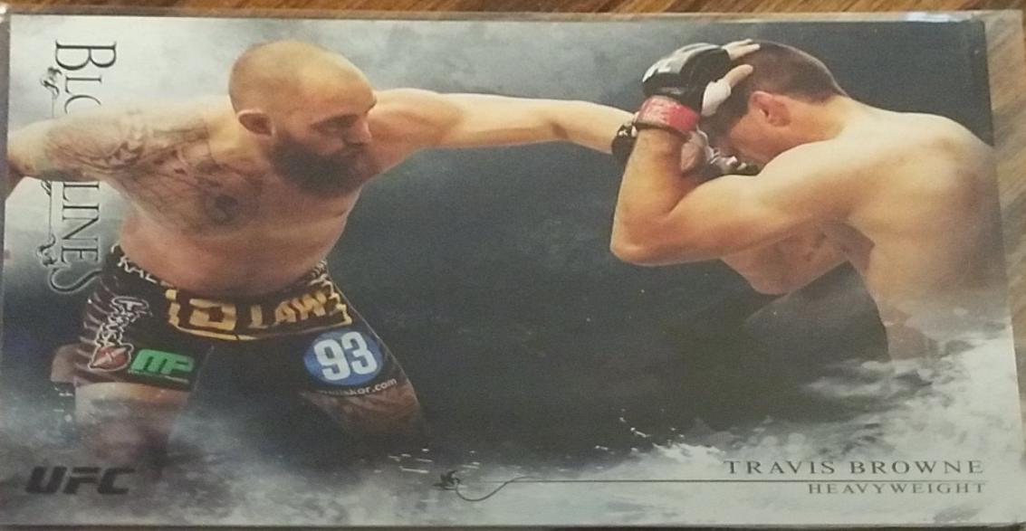 Travis Browne 2014 Topps UFC Bloodlines Base #22 Black
