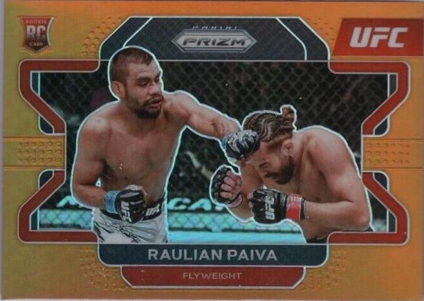Raulian Paiva 2022 Panini Prizm UFC Base #10 Orange