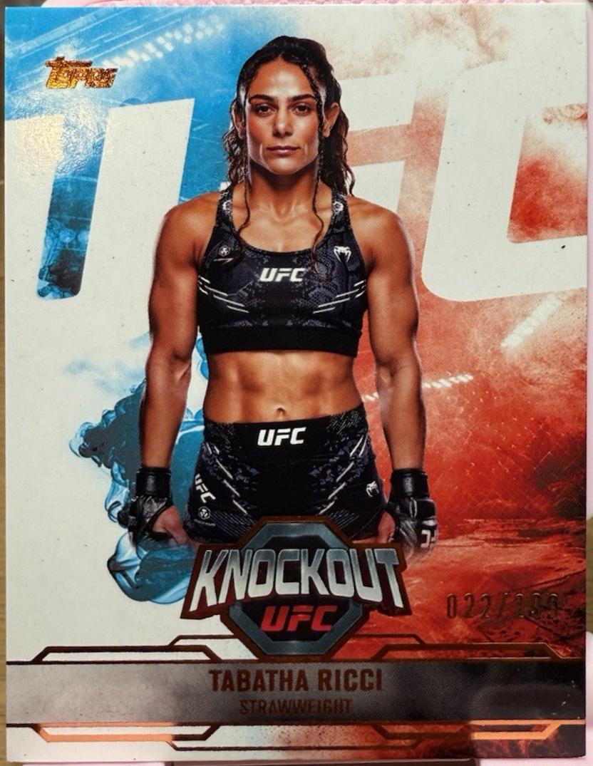 Tabatha Ricci 2025 Topps Knockout UFC Base #20 Bronze