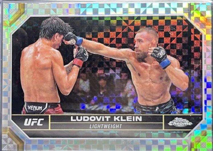 Ludovit Klein 2024 Topps Chrome UFC Base #53 X-Fractor