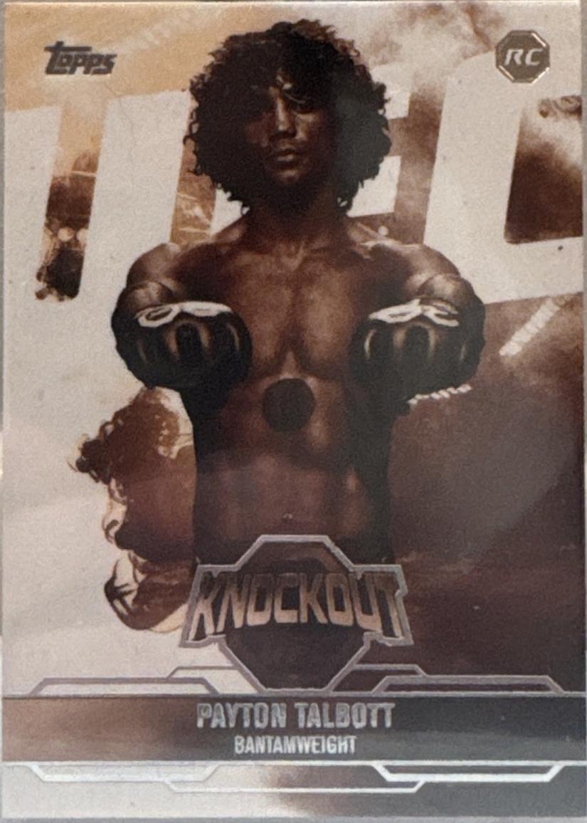 Payton Talbott 2025 Topps Knockout UFC Base #37 Sepia