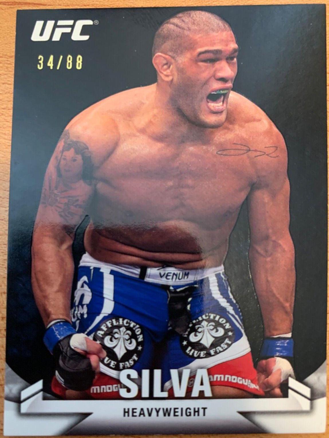 Antonio Silva 2013 Topps UFC Knockout Base #124 Green