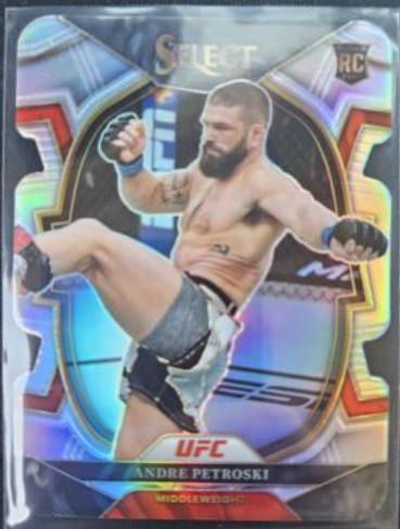 Andre Petroski 2023 Panini Select UFC Mezzanine #384 Silver Die Cut