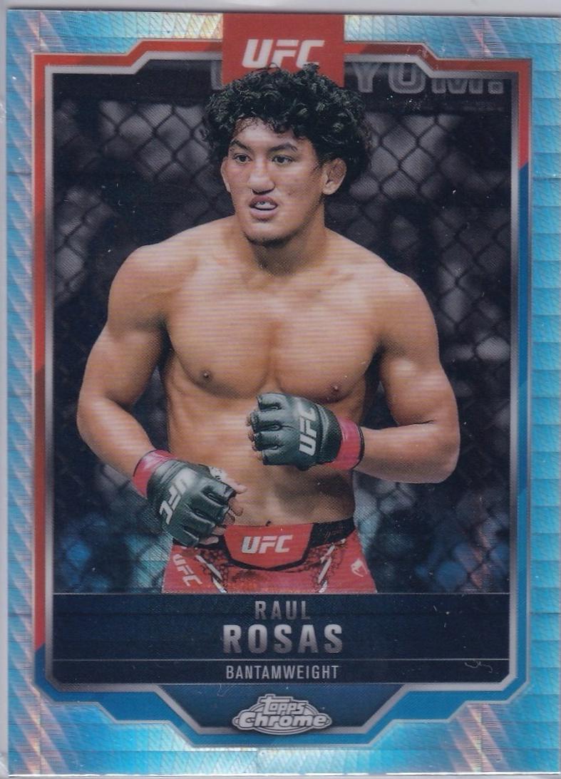Raul Rosas 2025 Topps Chrome UFC Base #120 Prism Refractor