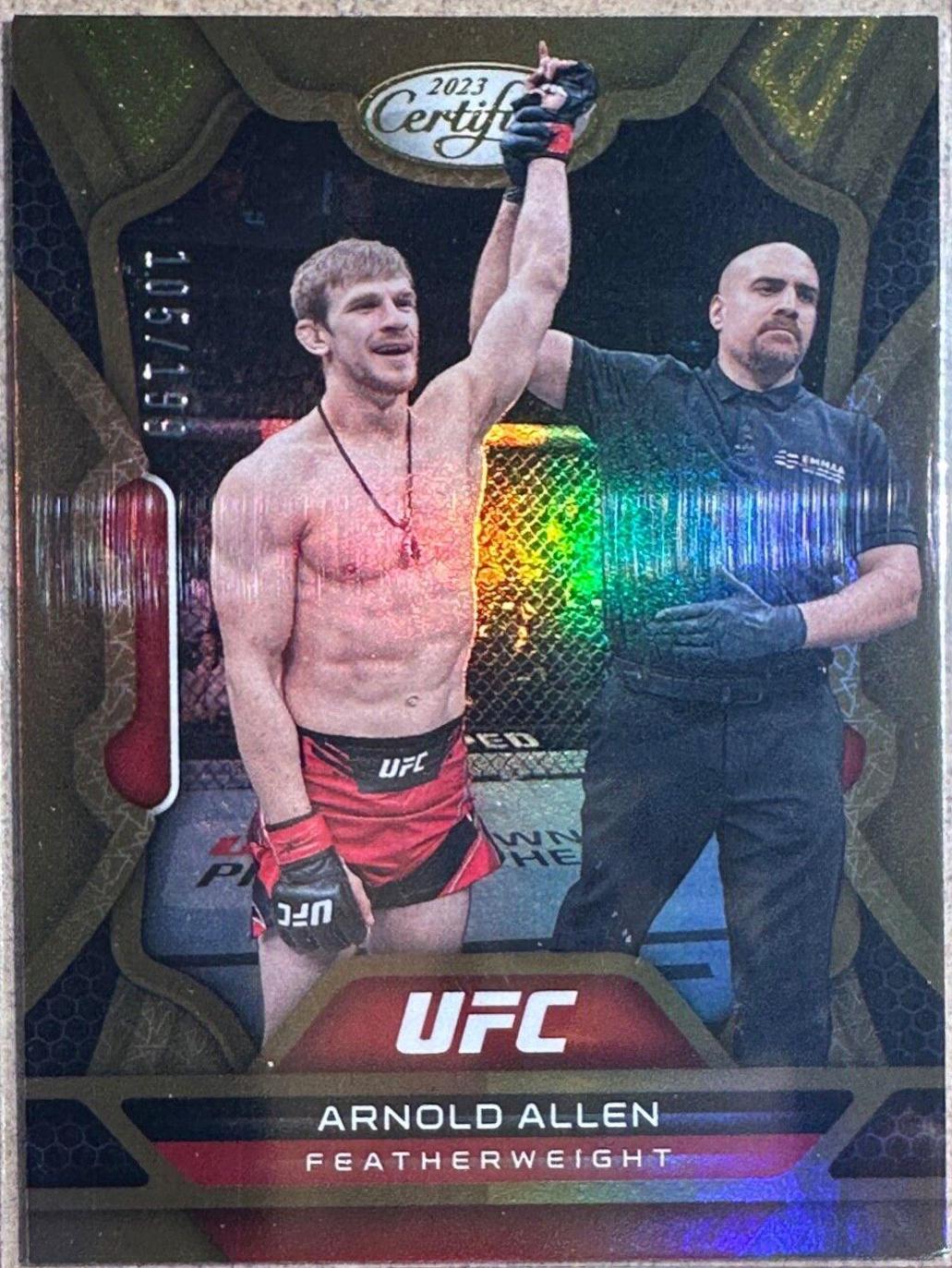 Arnold Allen 2023 Panini Chronicles UFC Base Certified #227 Bronze
