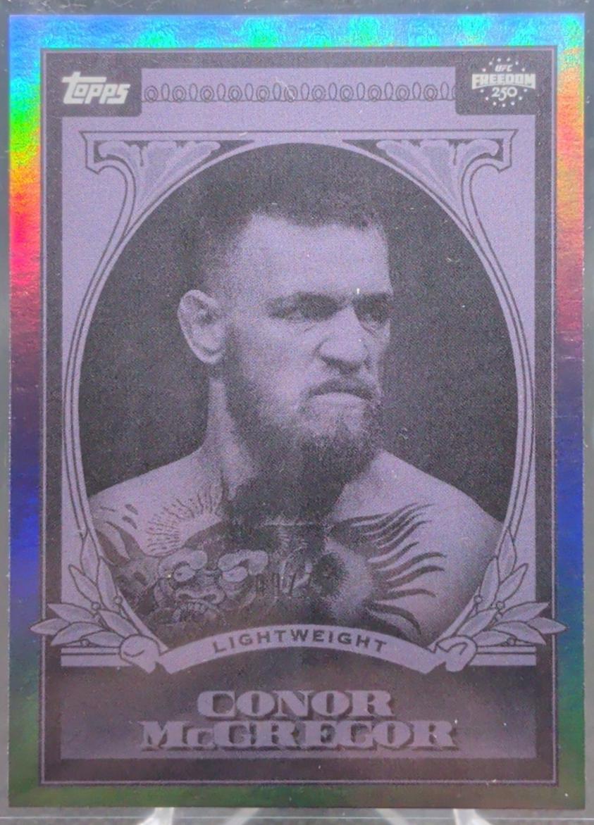 Conor McGregor 2026 Topps UFC Freedom 250 UFC Dollar #UD-1 Purple