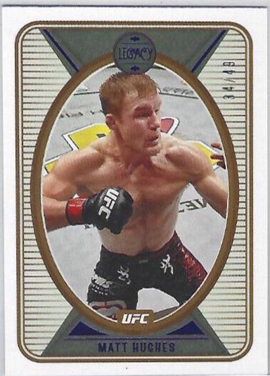 Matt Hughes 2022 Panini Chronicles UFC Base Legacy #148 Purple