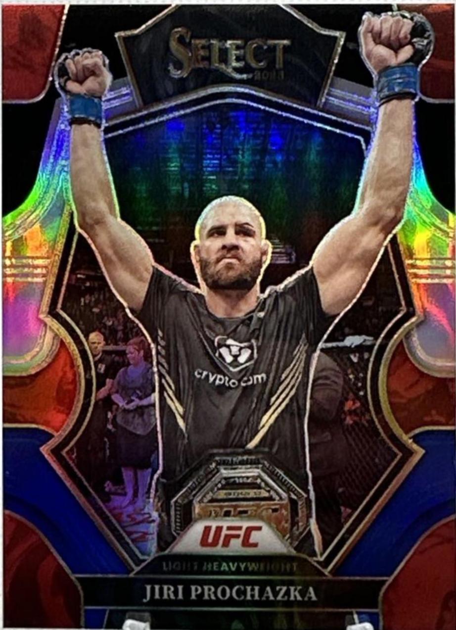 Jiri Prochazka 2023 Panini Select UFC Concourse #46 Black Blue