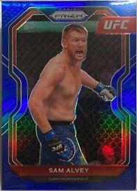Sam Alvey 2021 Panini Prizm UFC Base #51 Blue