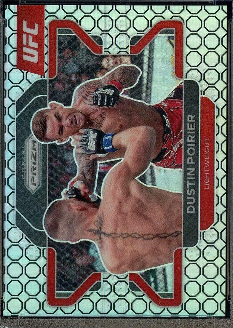 Dustin Poirier 2022 Panini Prizm UFC Base #21 Octagon