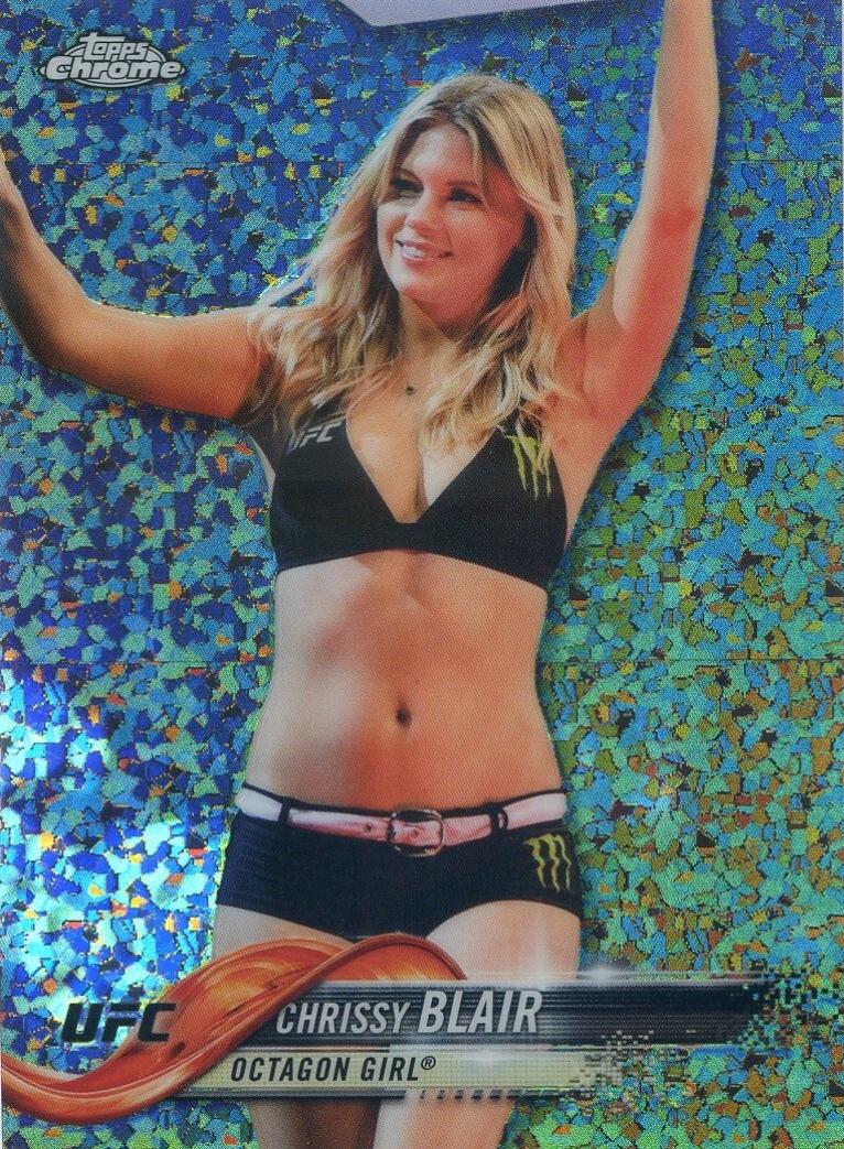 Chrissy Blair 2018 Topps Chrome UFC Base #45 Diamond Hot Box