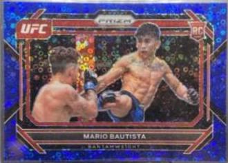 Mario Bautista 2023 Panini Prizm Under Card UFC Base #17 Blue