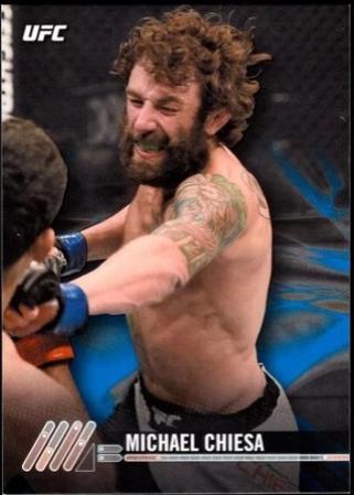 Michael Chiesa 2017 Topps UFC Knockout Base #82 Blue
