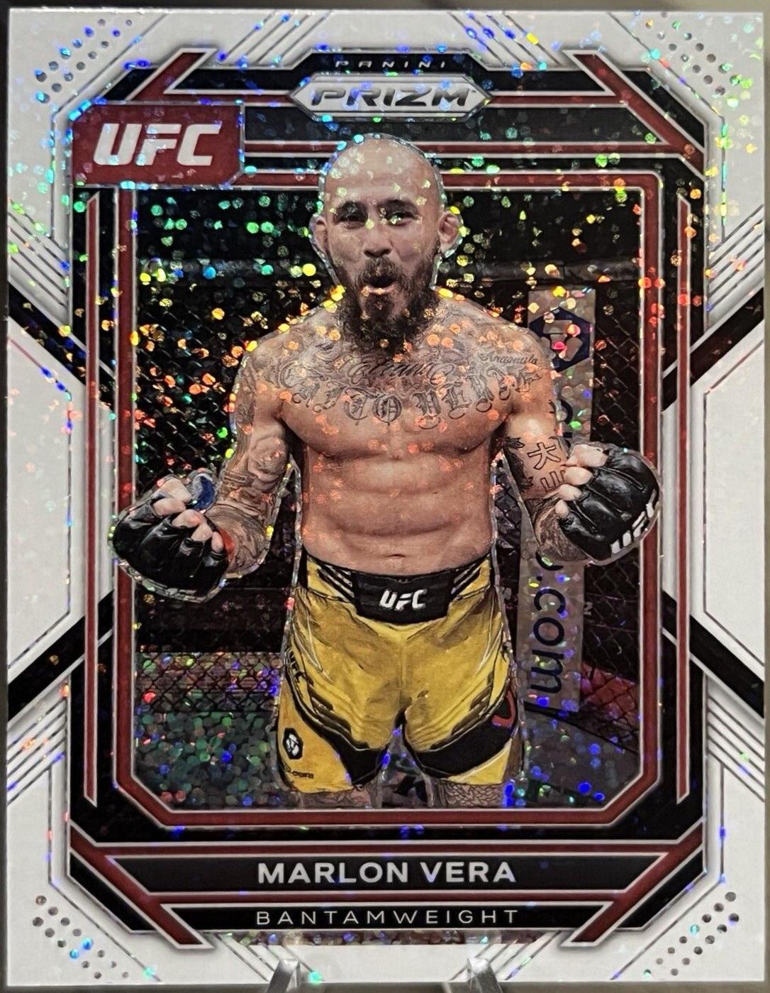 Marlon Vera 2023 Panini Prizm UFC Base #122 White Sparkle