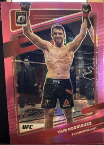 Yair Rodríguez 2022 Panini Donruss Optic UFC Base #58 Pink