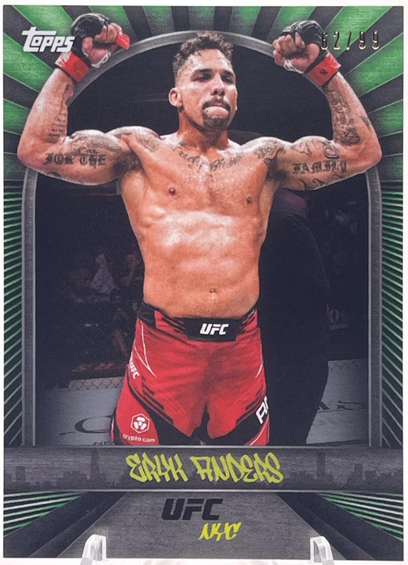 Eryk Anders 2024 Topps UFC NYC Base #12 Green